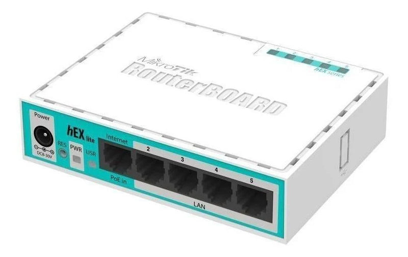 MikroTik RouterBOARD hEX lite RB750r2 router